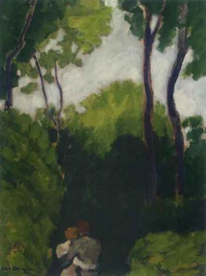 Couple dans un bois by Kees van Dongen