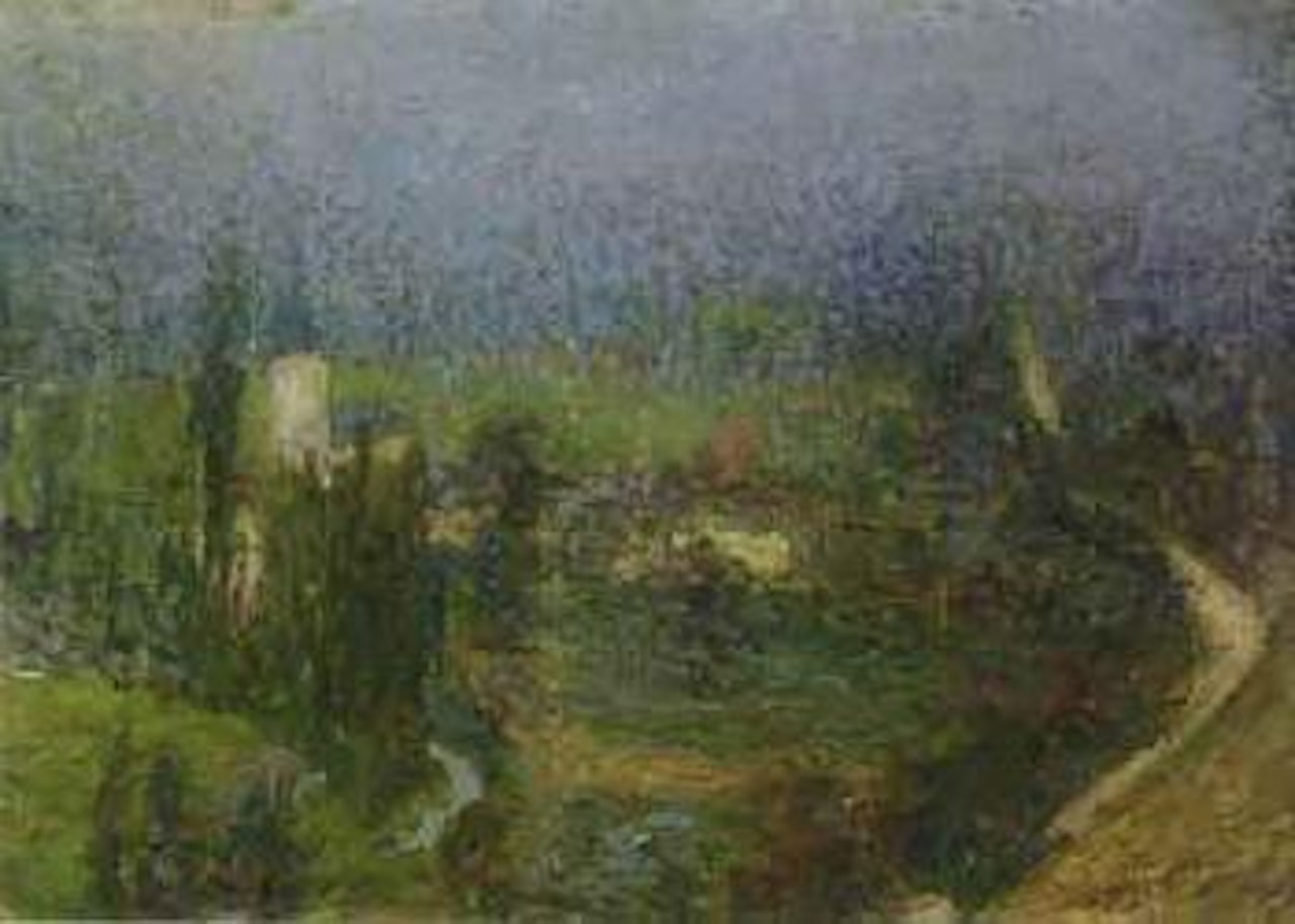 Vue de la bastide du vert by Henri Jean Guillaume Martin