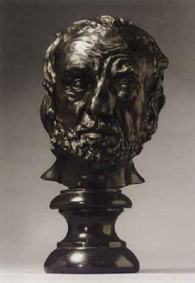 Masque de l'homme au nez casse by Auguste Rodin