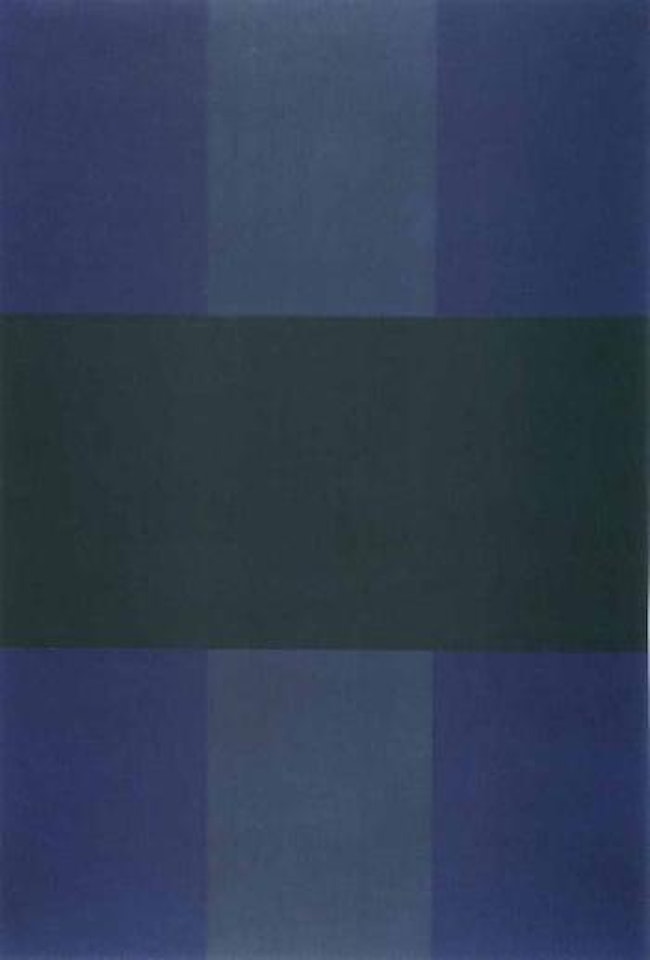 Abstract painting - green by Ad Reinhardt