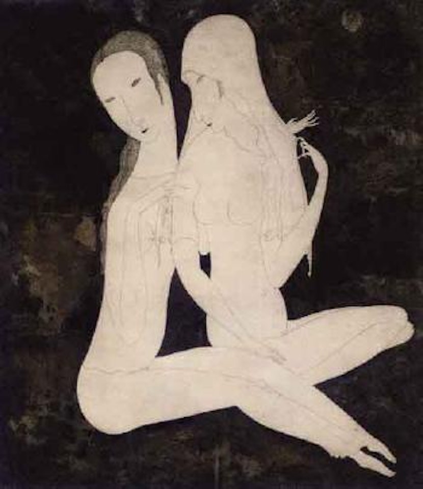 Deux amies by Leonard Tsuguharu Foujita