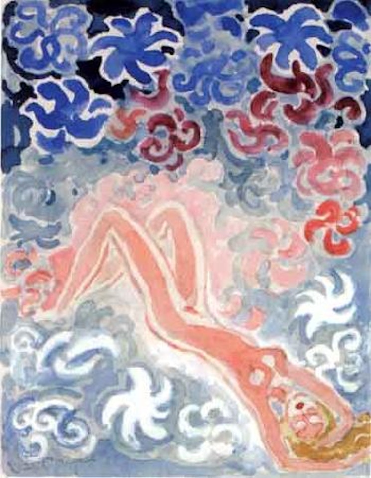 Sommeil des fleurs by Kees van Dongen