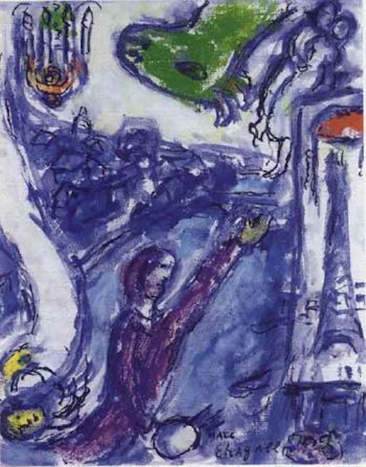Ame de la ville by Marc Chagall