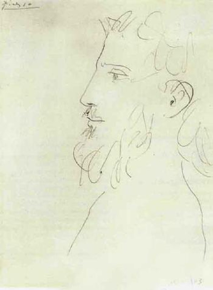 Portrait d'homme by Pablo Picasso