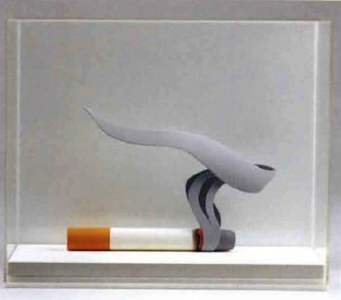 Maquette for smoking cigarette No.1 by Tom Wesselmann