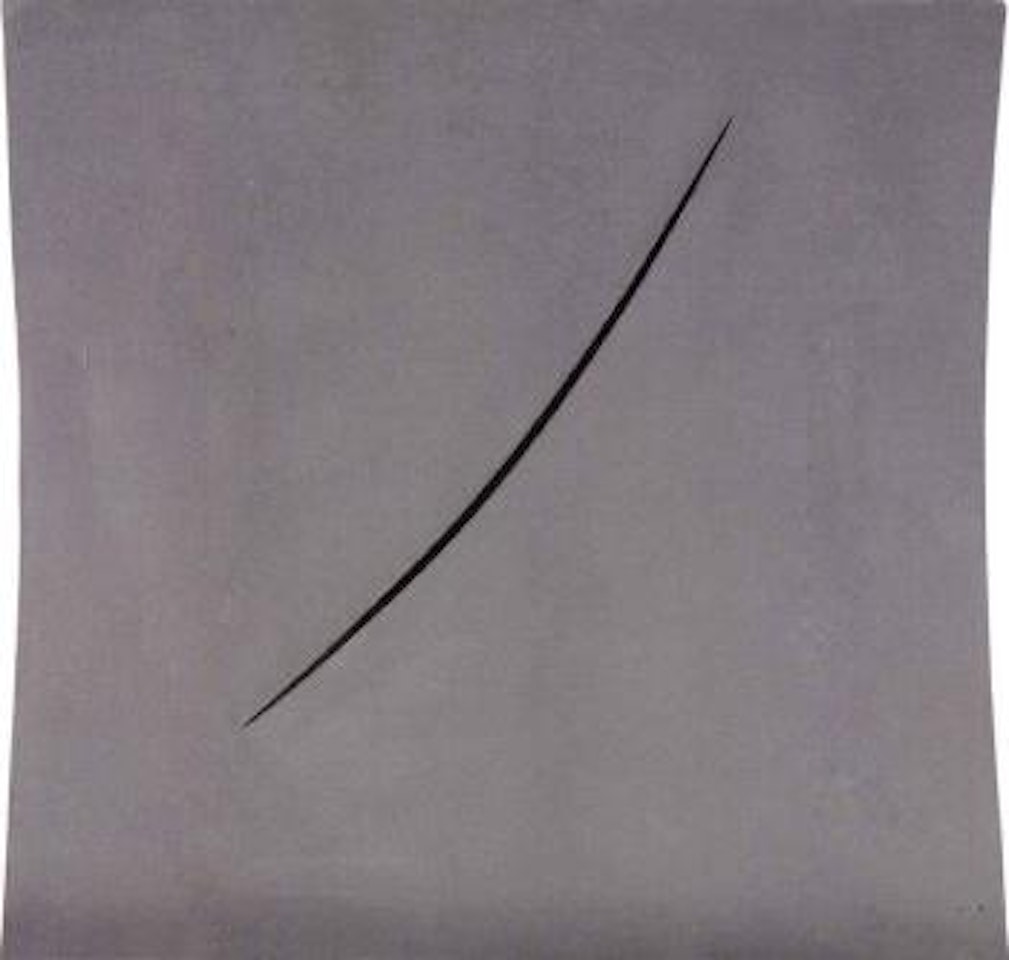 Concetto spaziale, Attesa by Lucio Fontana