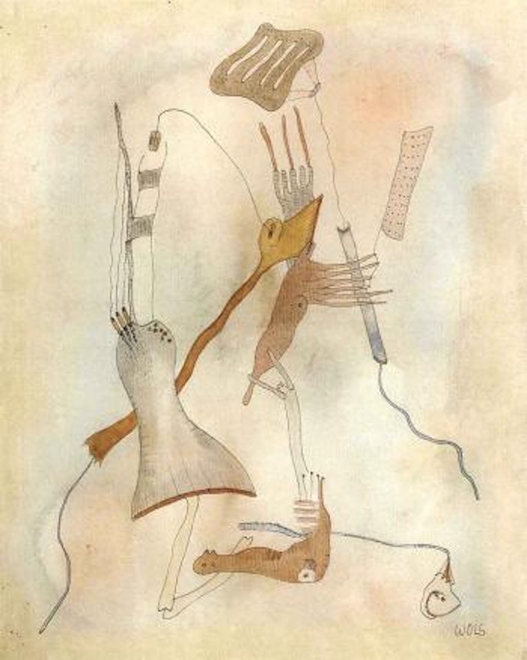 Figures mouvantes tenant ensemble by Wols (Alfred Otto Wolfgang Schulze)
