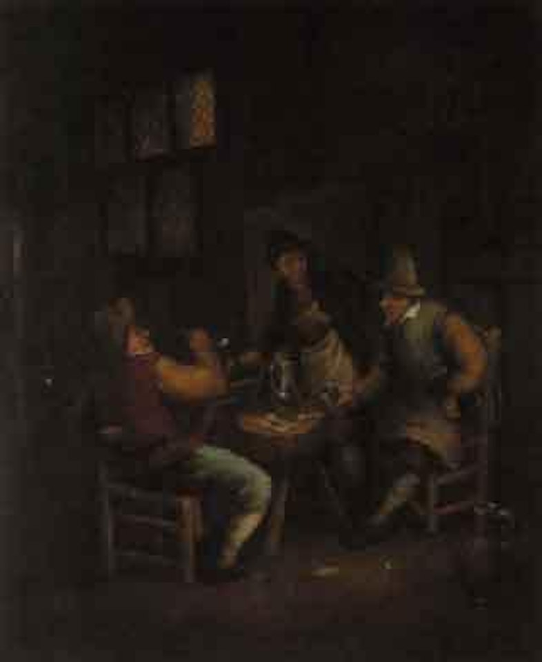 Les fumeurs de pipe by Egbert van Heemskerk III