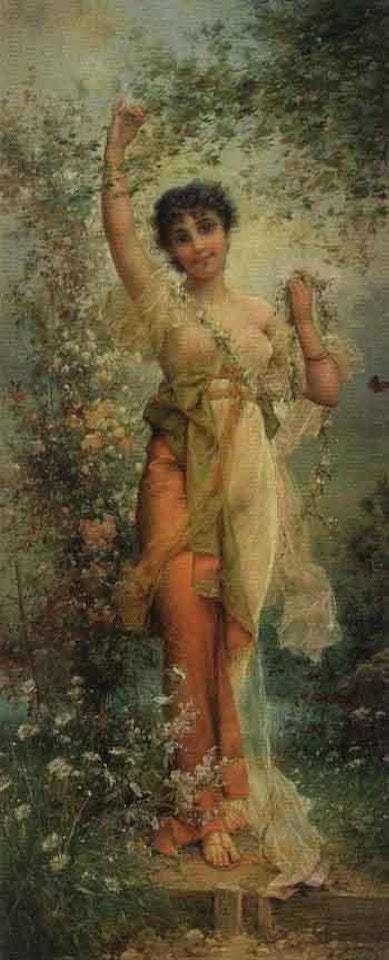 Spring. Summer by Hans Zatzka