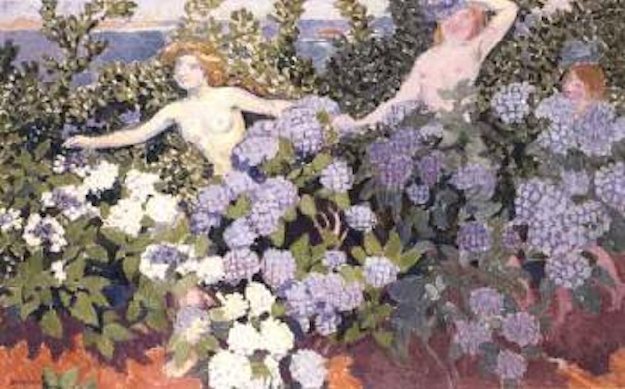 Nymphes des hortensias by Maurice Denis