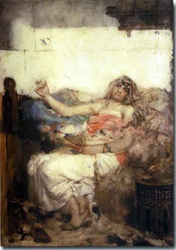 Jeune orientaliste by Leon Comerre