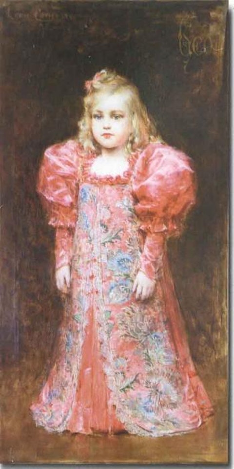Bebe eveille by Leon Comerre