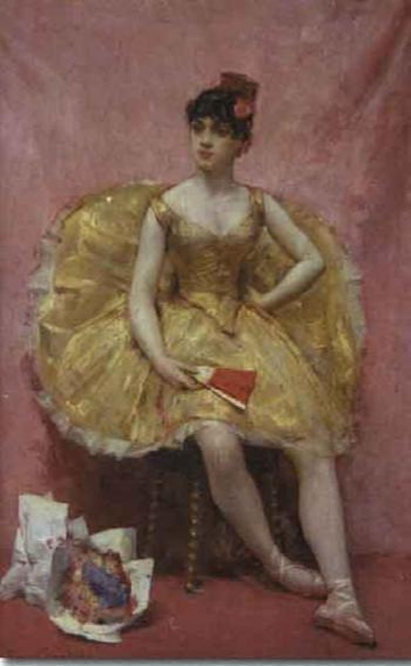 Ballerine rose by Leon Comerre