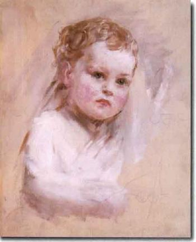 Petit garcon blond by Leon Comerre