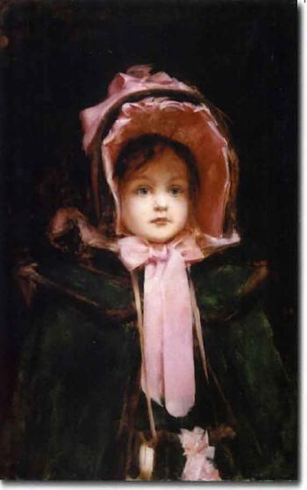 Capeline velours vert by Leon Comerre