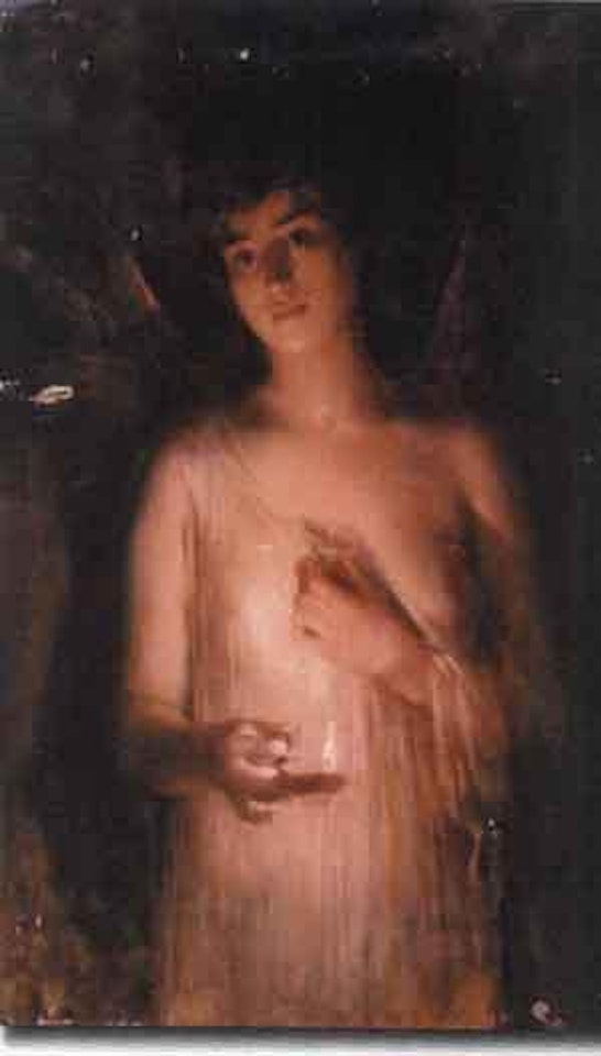 Fee a la lampe a huile by Leon Comerre