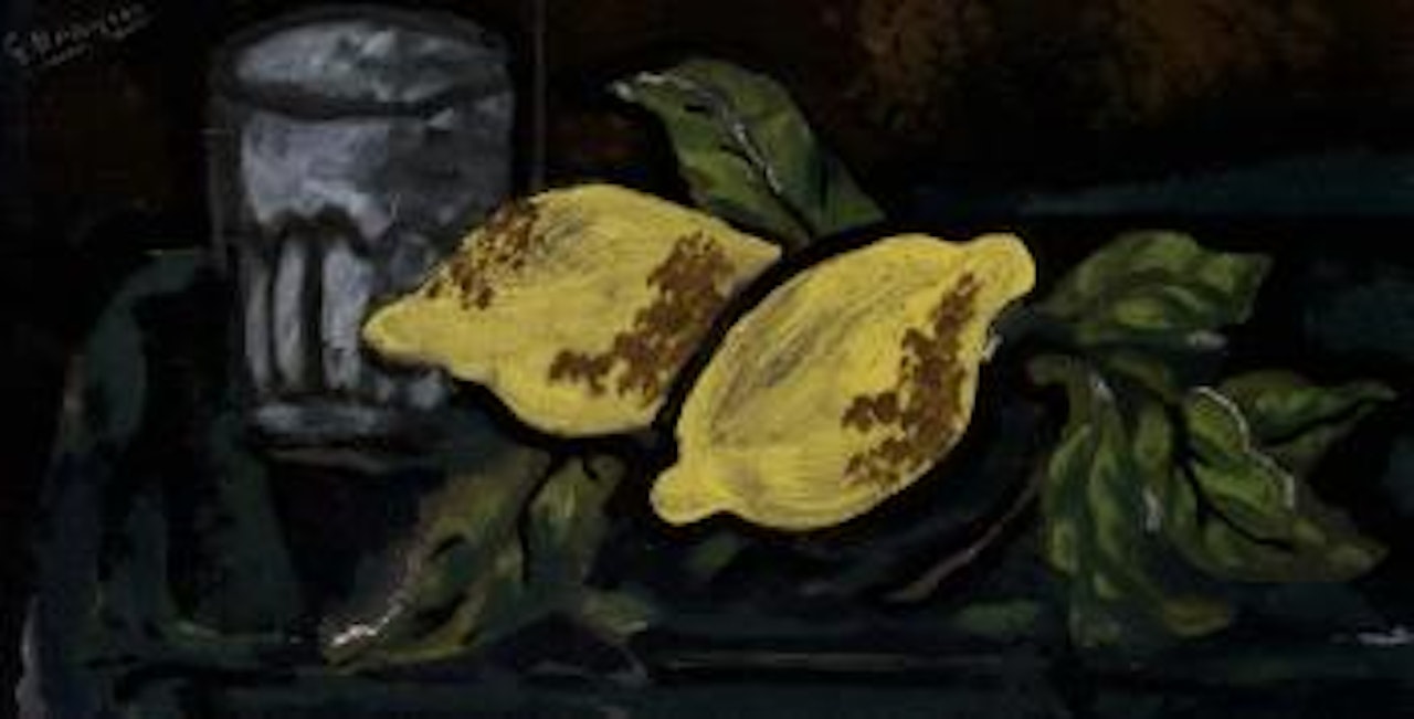 Verre et citrons by Georges Braque