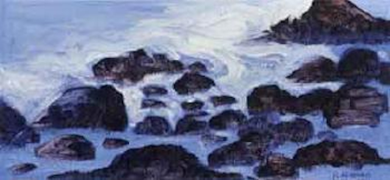 Restless seas by Charles Blackman