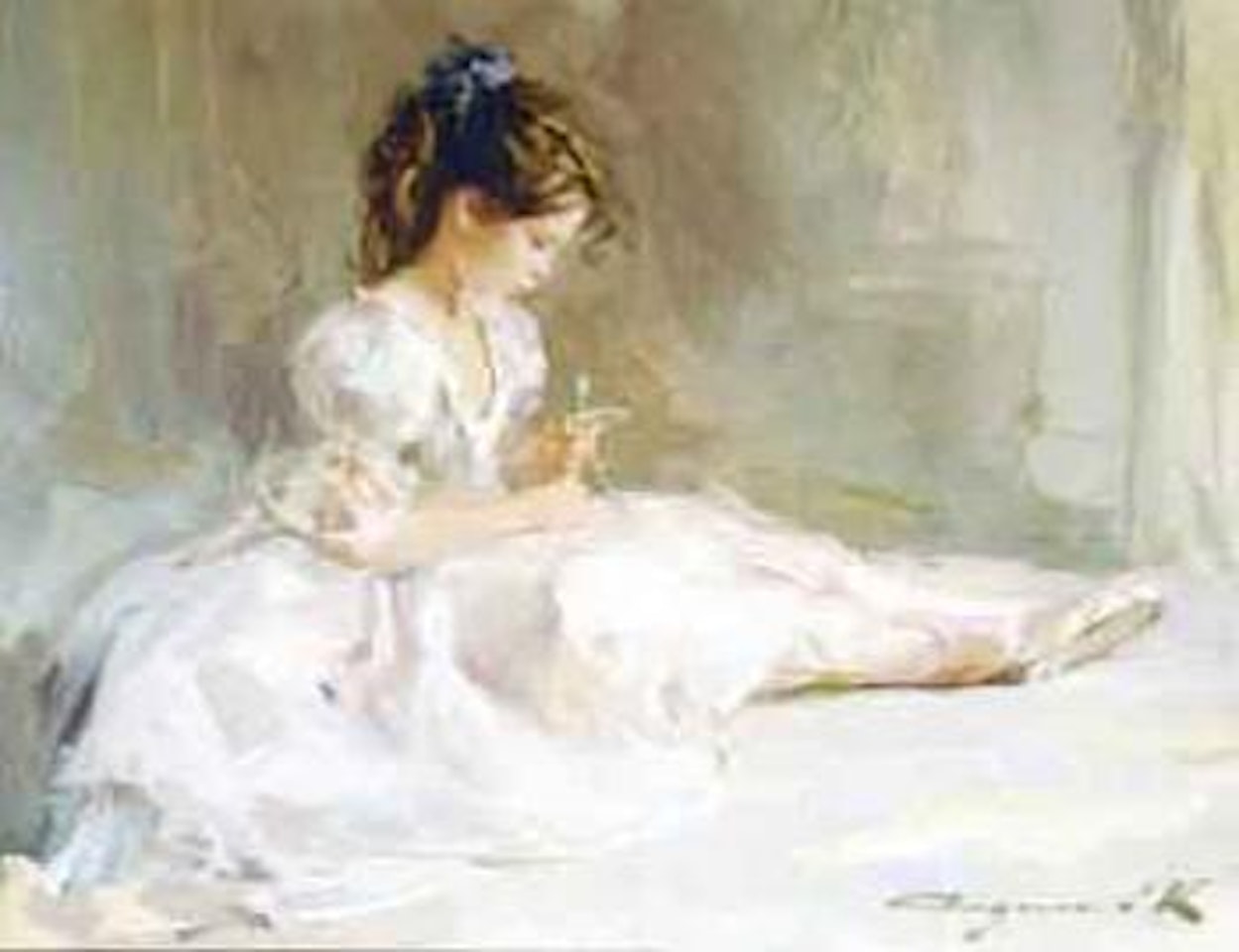 Little ballerina by Constantin Razoumov