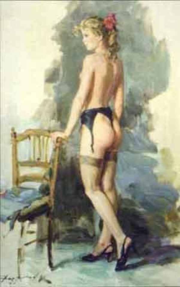 Etude of a woman's figure by Constantin Razoumov