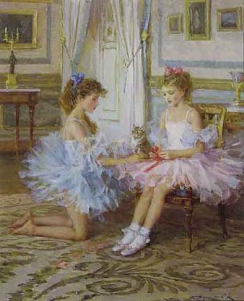 Two ballerinas by Constantin Razoumov