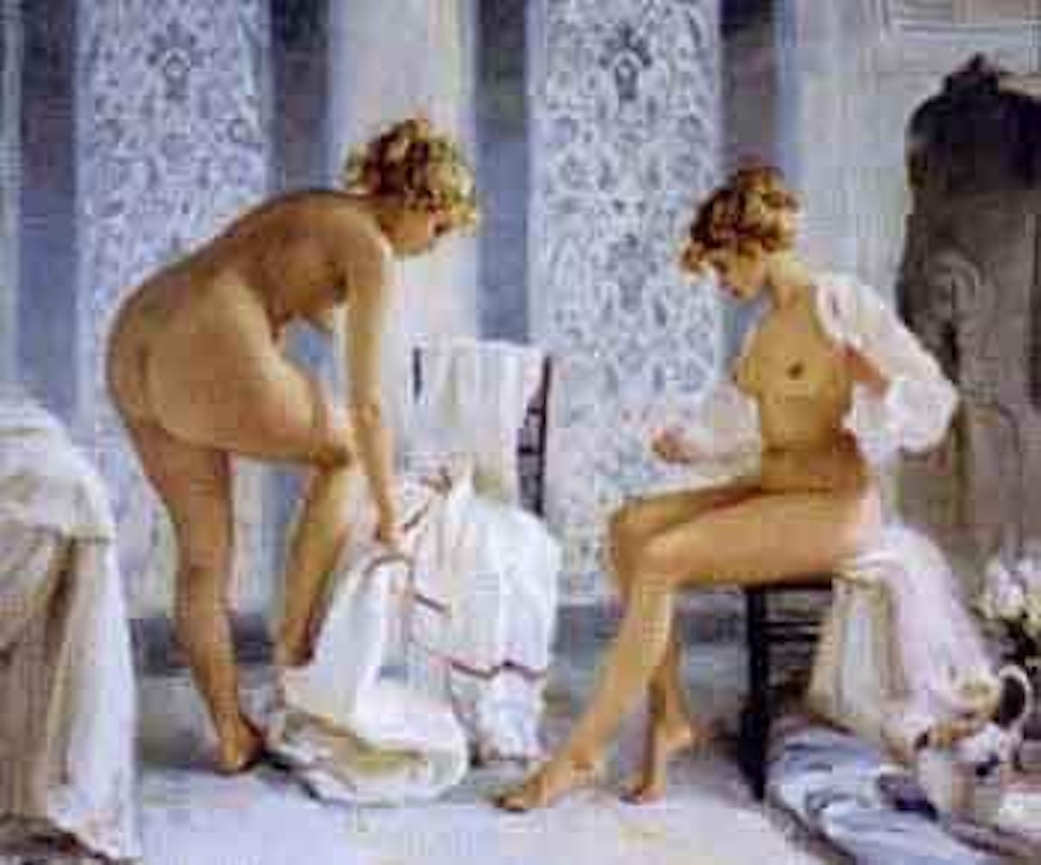 After bathing by Constantin Razoumov