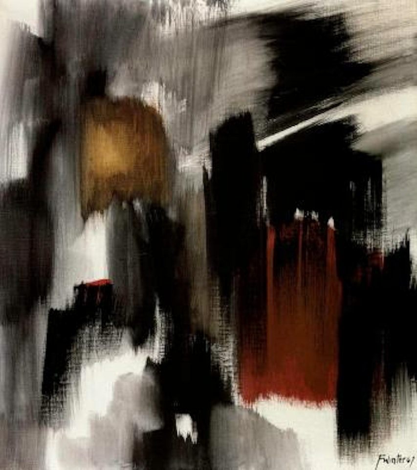 Heavy rain by Fritz Winter
