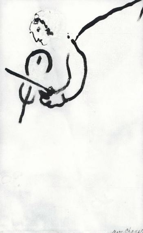 L'ange au violin by Marc Chagall