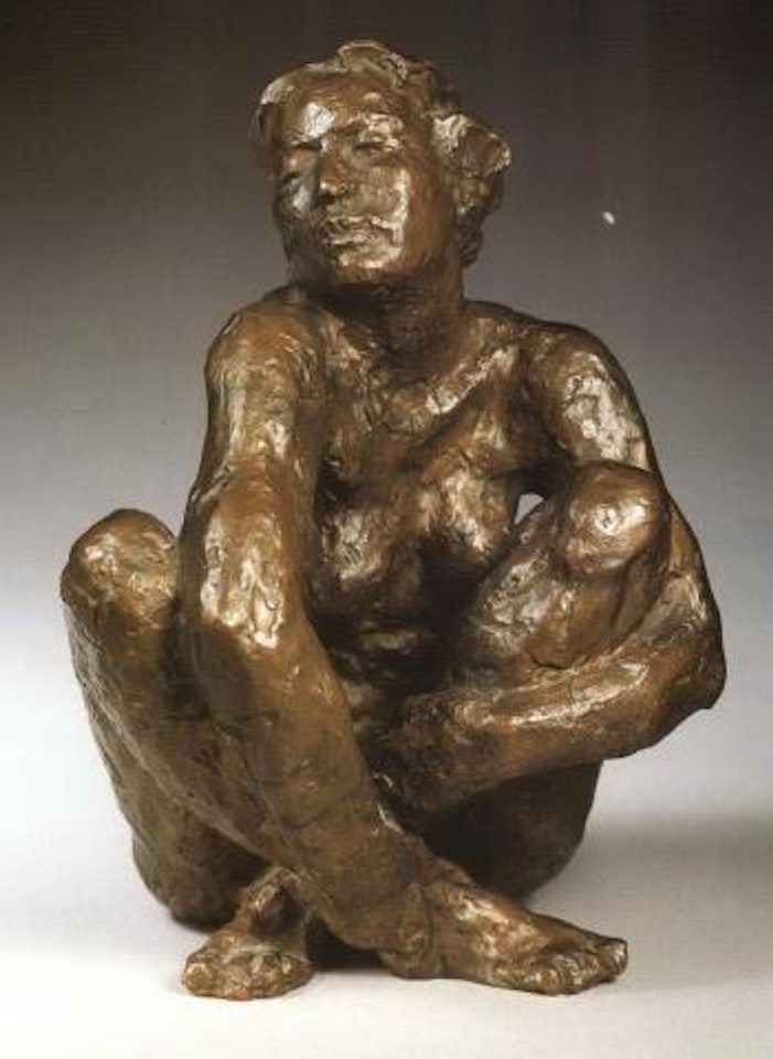 Crouching figure by Georg Kolbe