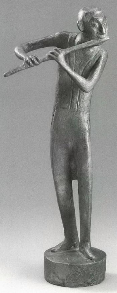 Flautist by Gerhard Marcks