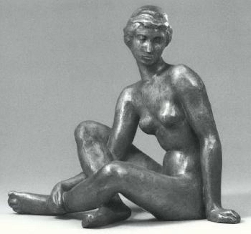 Girl wearing turban by Fritz Klimsch