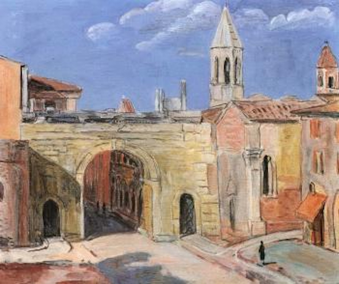 Fano, Porta Augustea by Hans Purrmann