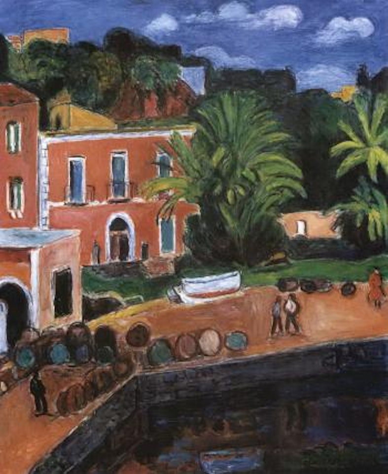 Harbour - Porto d'Ischia by Hans Purrmann