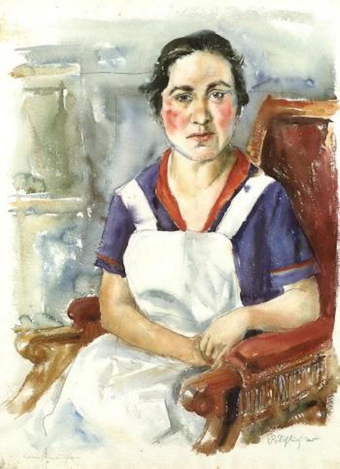 Maid by Rudolf Schlichter