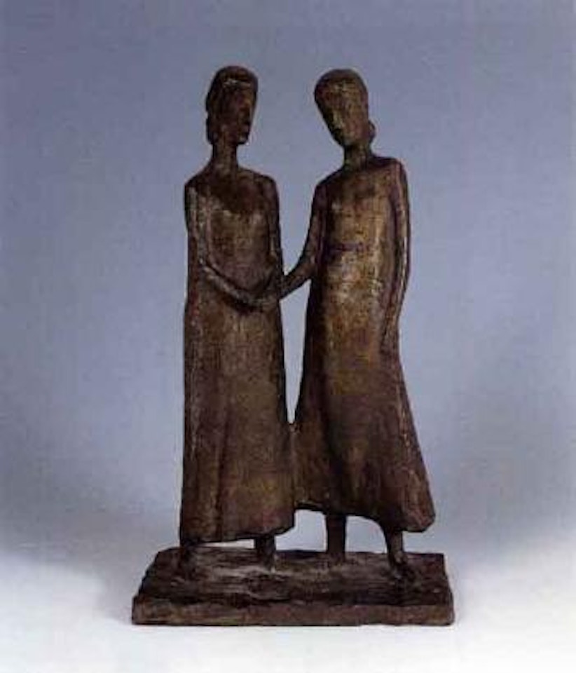 Two women by Gerhard Marcks