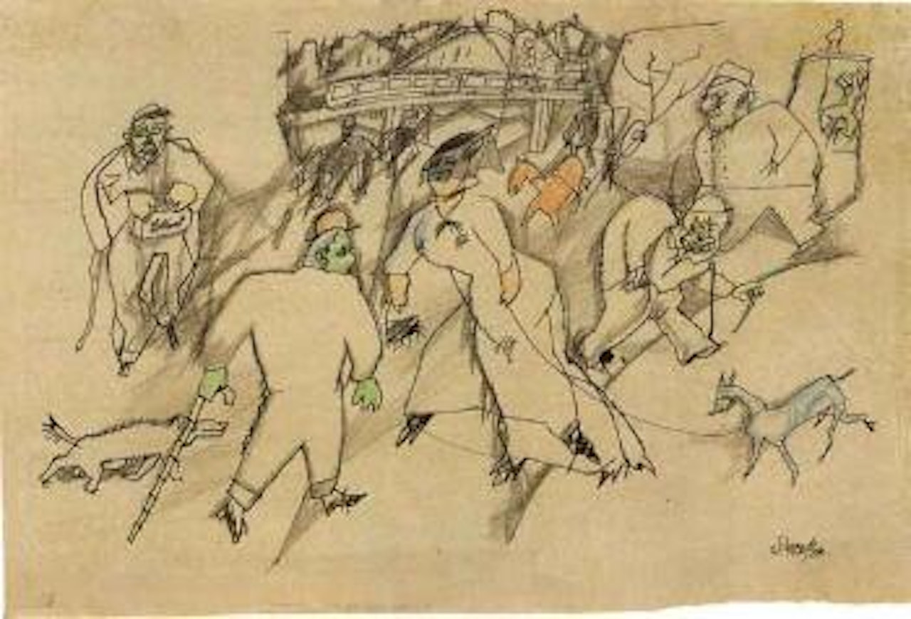 Street by George Grosz