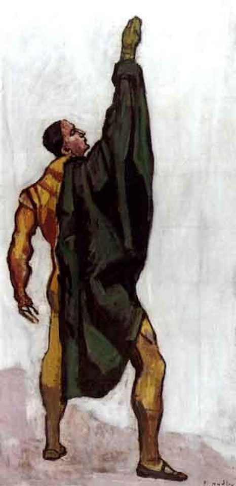 Taking the oath by Ferdinand Hodler