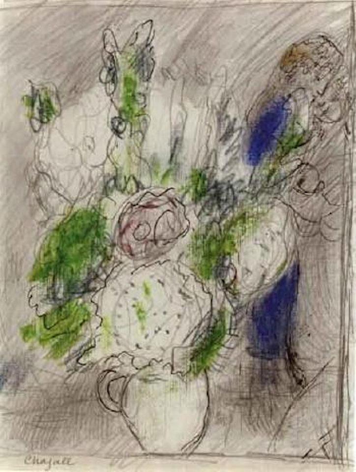 David et Bethsabee by Marc Chagall