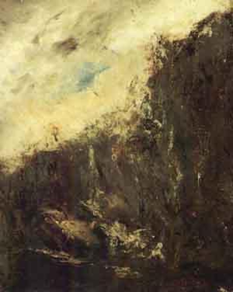 Landscape study by Gustave Courbet