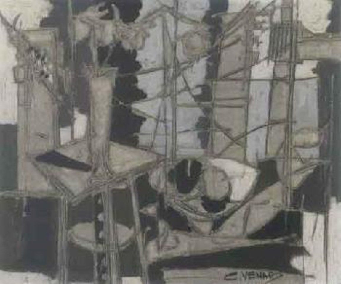 Interieur de l'atelier by Claude Venard