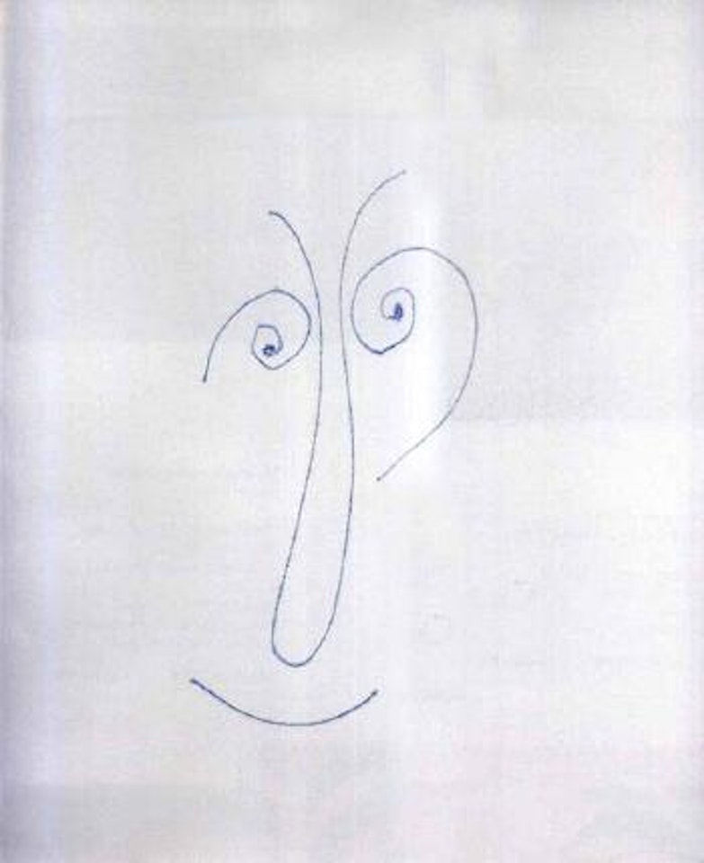 Smiling face by Pablo Picasso