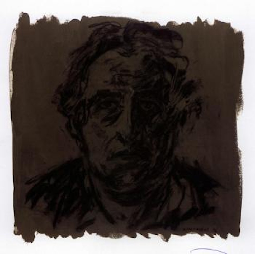 Untitled, self portrait by William Kentridge
