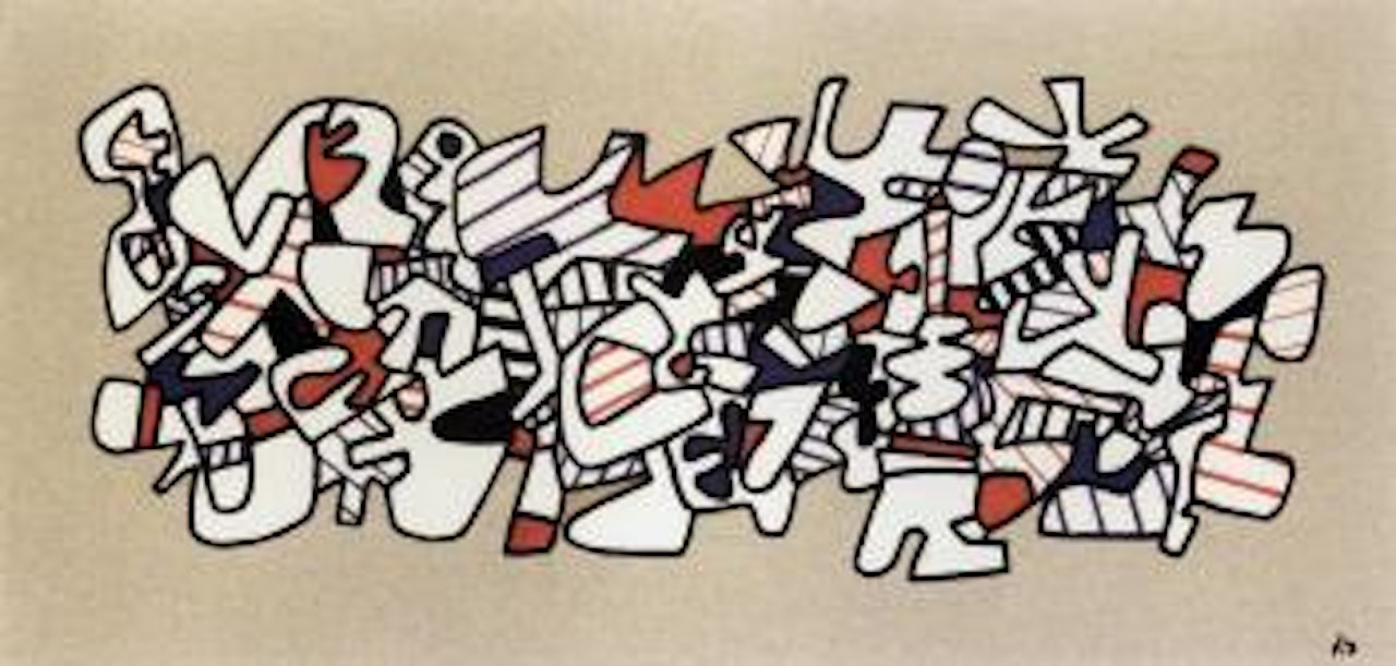 Developpement horizontal by Jean Dubuffet
