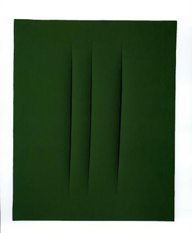 Concetto spaziale, attese by Lucio Fontana