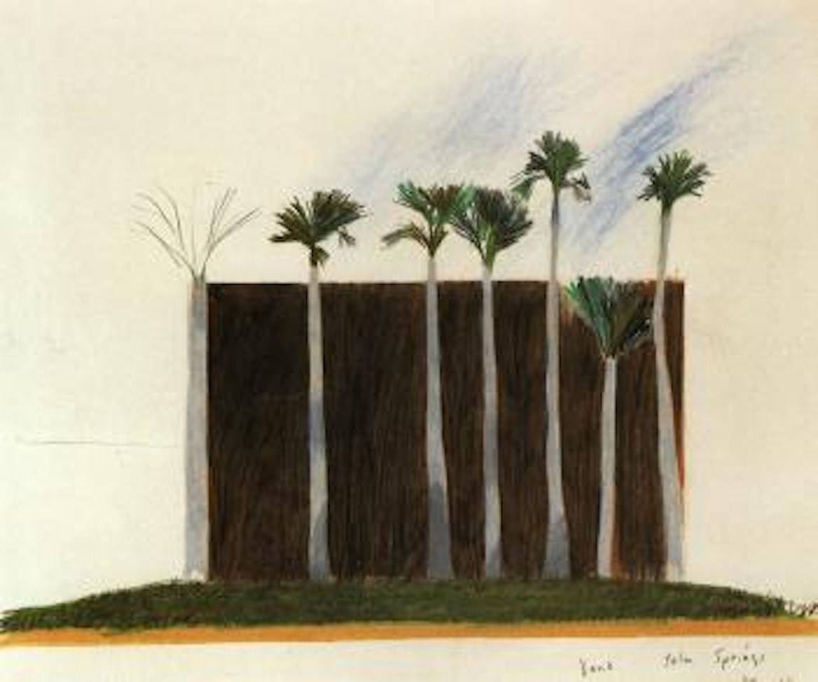 Bank, Palm Springs by David Hockney