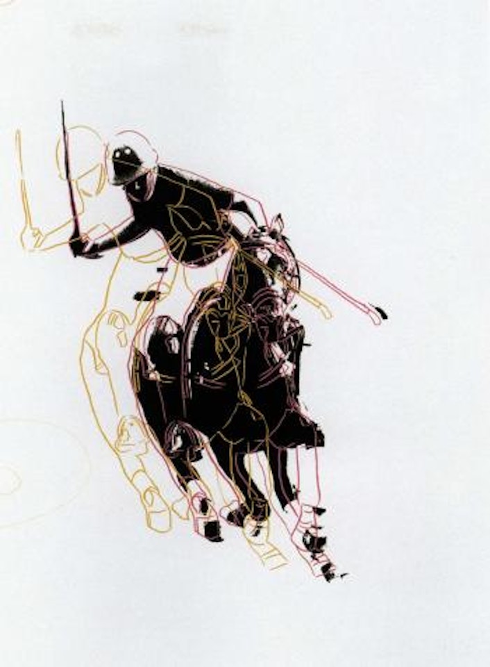 Polo player by Andy Warhol