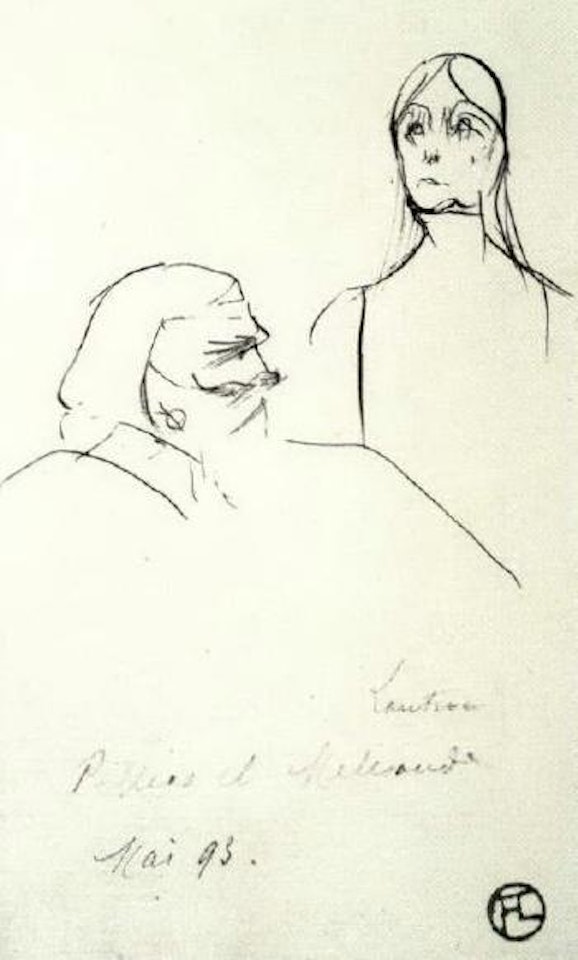 Pelleas et Melisande by Henri de Toulouse-Lautrec