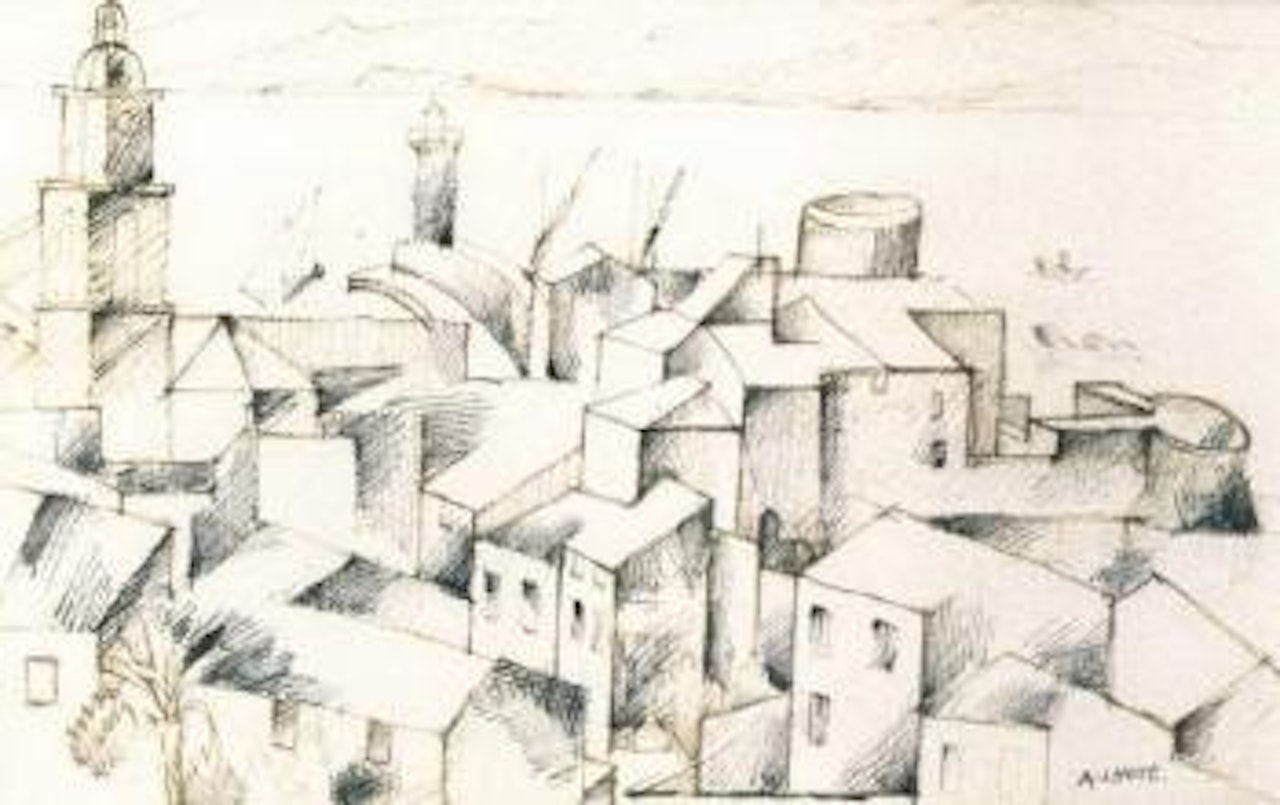 St Tropez et la rade by André Lhote