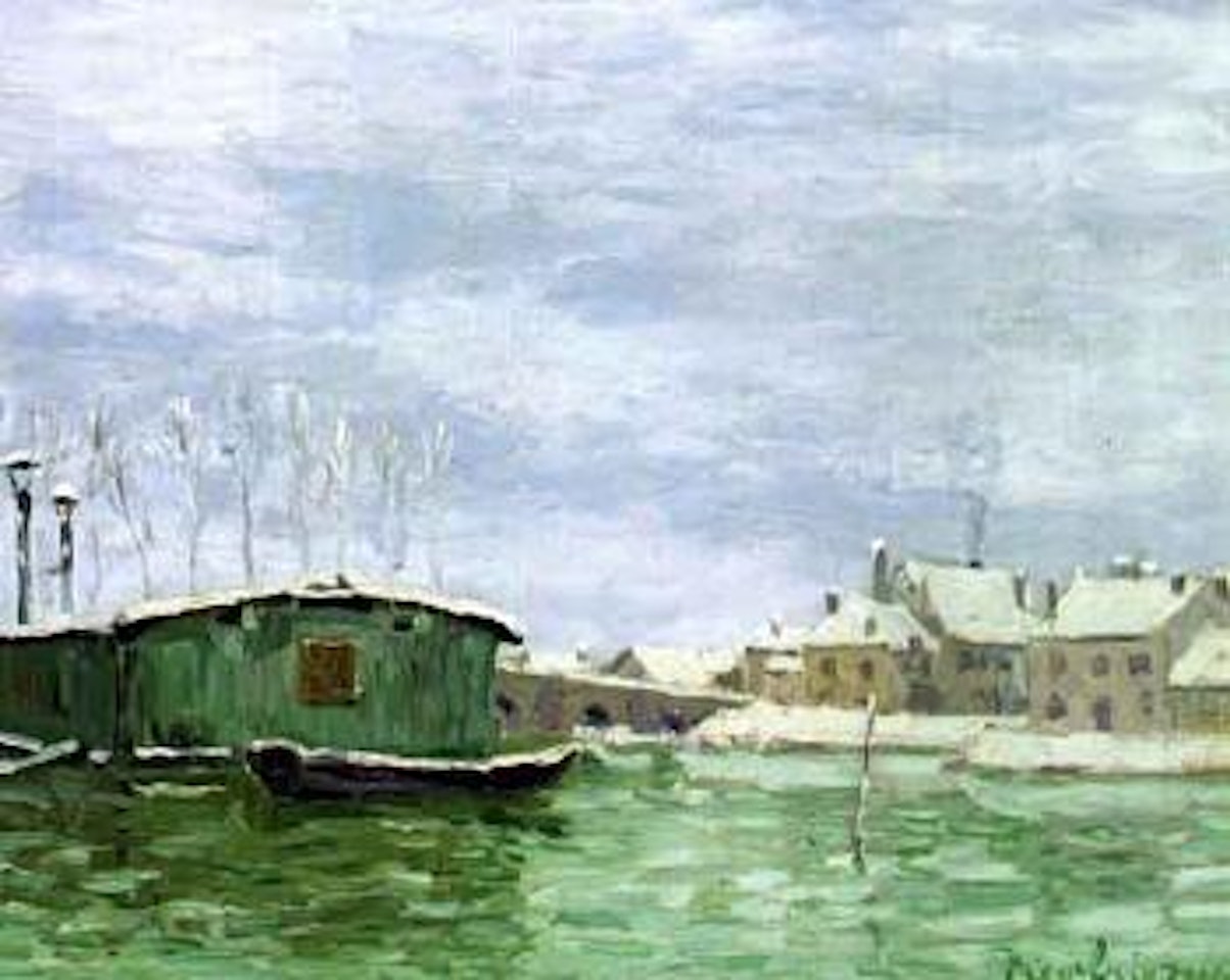 Effet de neige, bords de l'Yonne by Francis Picabia