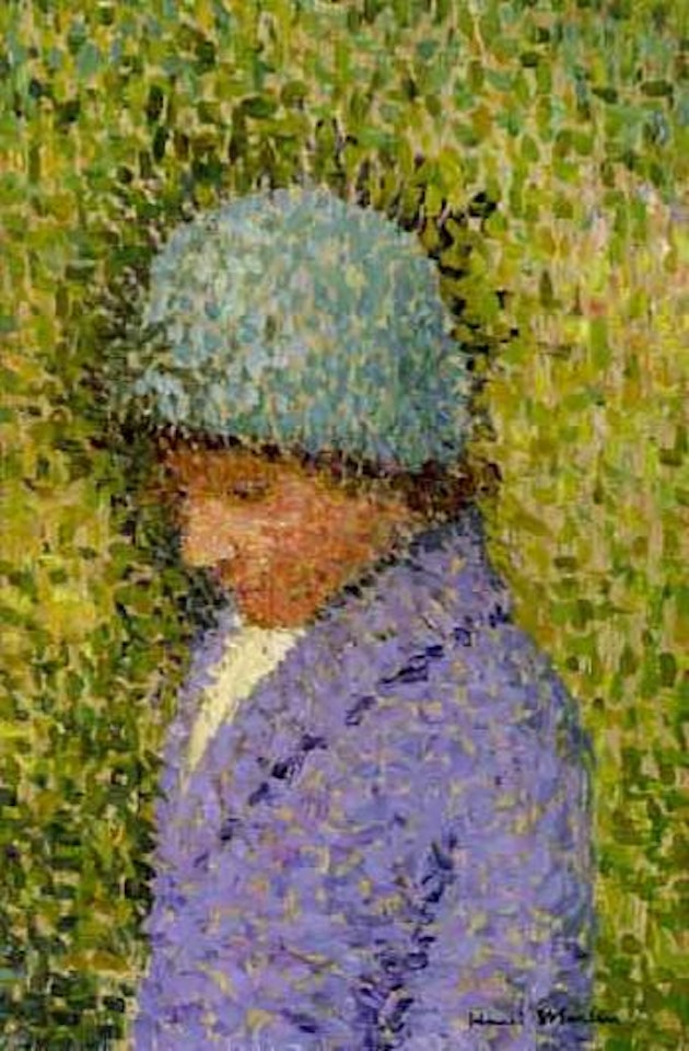 Portrait d'une jeune fille by Henri Jean Guillaume Martin